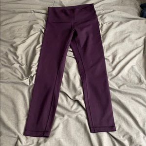 Lululemon Wunder Under Ankle Length Leggings